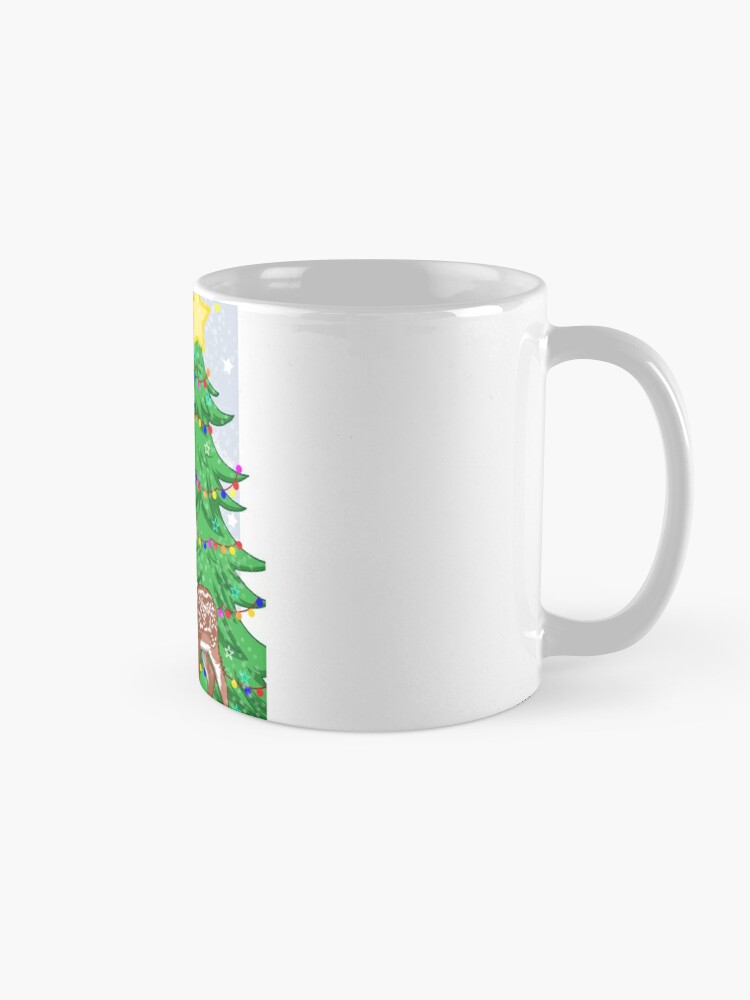 Joyeux Noel Cerf De Neige French Francais Mug By Artimas Redbubble