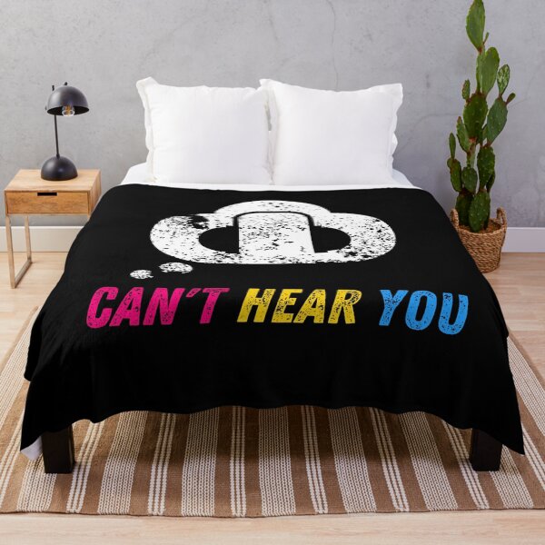 Item preview, Cool Graphic Pansexual - Can't Hear You I'm Gaming - Can't Hear You Music designed and sold by WonderWear.