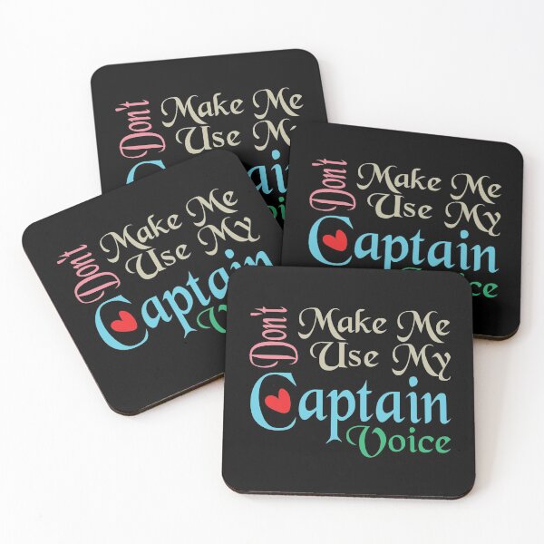 Item preview, Don't Make Me Use My Captain Voice, Cute Funny Gift Idea For Captain  designed and sold by awesomedraw.