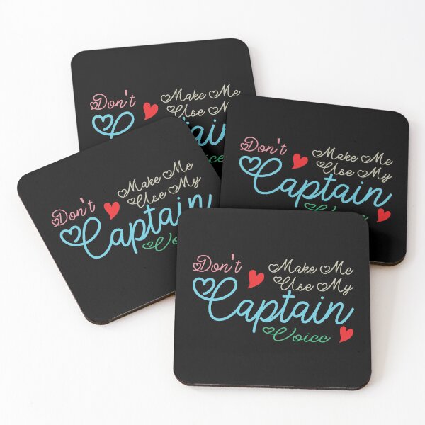Item preview, Don't Make Me Use My Captain Voice, Cute Funny Gift Idea For Captain  designed and sold by awesomedraw.