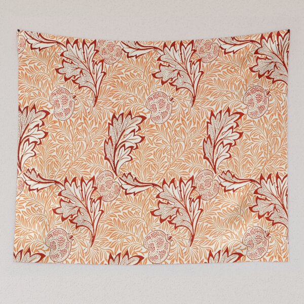 Item preview, Vintage autumn garden pattern botanical wallpaper designed and sold by katakania.