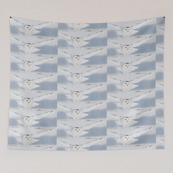 Item preview, Snowy Owl in flight designed and sold by PixlPixi.