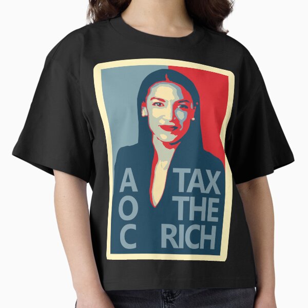 Artikel-Vorschau von AOC Tax The Rich, designt und verkauft von DannyAndCo.