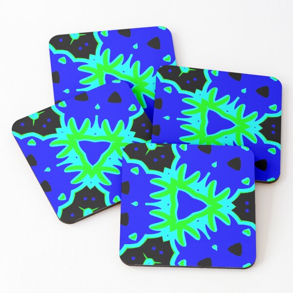 Item preview, Abstract Amoeba in Neon designed and sold by KATKattalestv.