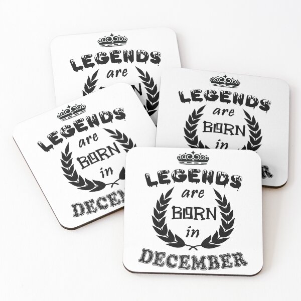 Item preview, Legends Are Born in December designed and sold by ZaydounStark.