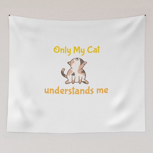Item preview, Only My Cat Understands Me designed and sold by sketchypages.