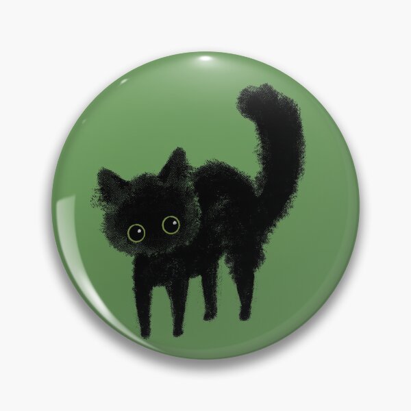 Item preview, Spooked Kitty - Black Cat  designed and sold by cheyparrish.