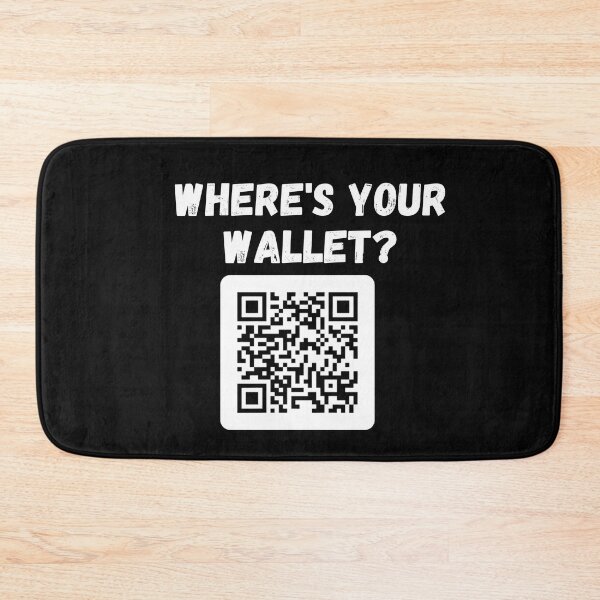 Item preview, Where's Your Wallet? QR Code designed and sold by Cryptohaven.