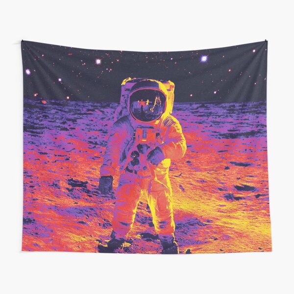 Man on the moon 3 tapestry sale