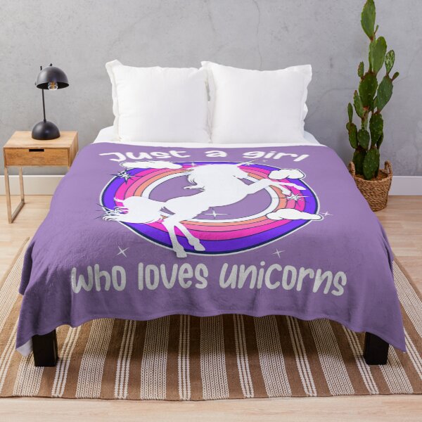 Item preview, just a girl who loves unicorns designed and sold by PERsonalthreads.