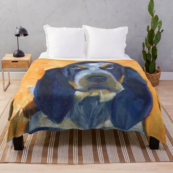 Item preview, Bluetick coonhound artwork products Orange designed and sold by BGOZart.