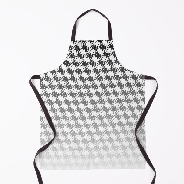 Item preview, Space Invader Dogtooth Pattern Black and White Fade designed and sold by Quooki.
