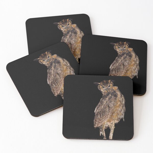 Item preview, Nocturnal Hunter (Great Horned Owl) designed and sold by PixlPixi.
