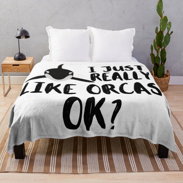 Item preview, I just really like ORCAS OK funny whale designed and sold by OneTimeEngineer.