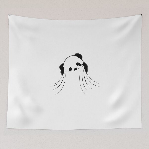 Item preview, A Cute Shy Panda Hides Itself I Love Pandas And Animals designed and sold by Paulina Vanlife.