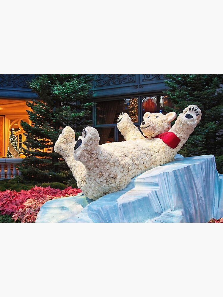 "Polar bear at Belaggio, Las Vegas" Poster by travelways Redbubble