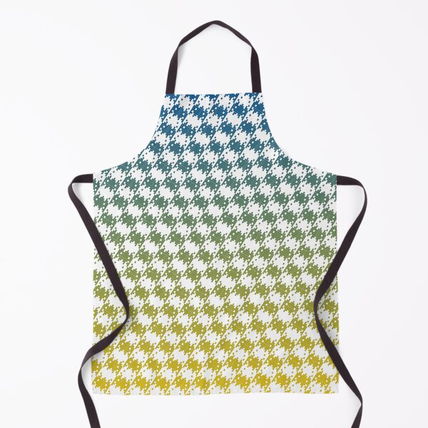 Item preview, Space Invader Dogtooth Pattern Blue and Yellow Fade designed and sold by Quooki.