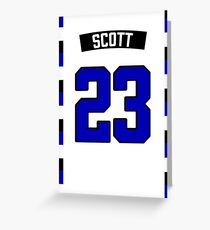 Nathan Scott 23 Jersey Greeting Card