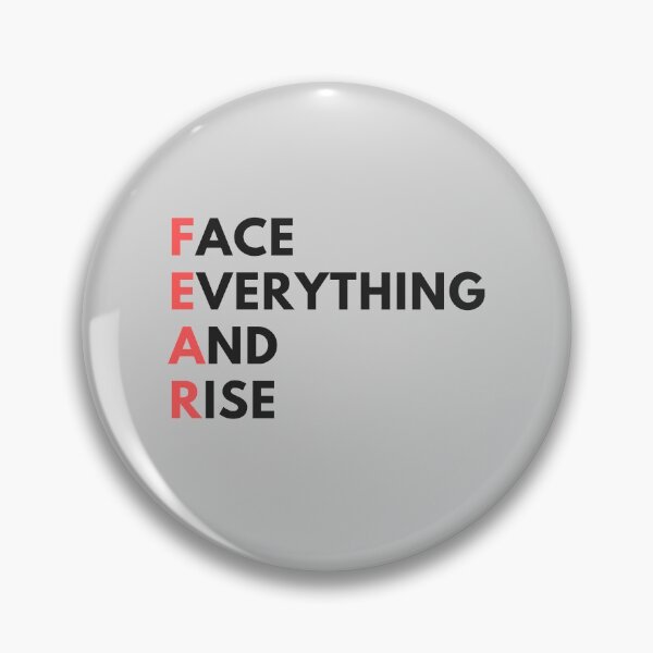 Item preview, Fear Face Everything And Rise designed and sold by EnlightParis.
