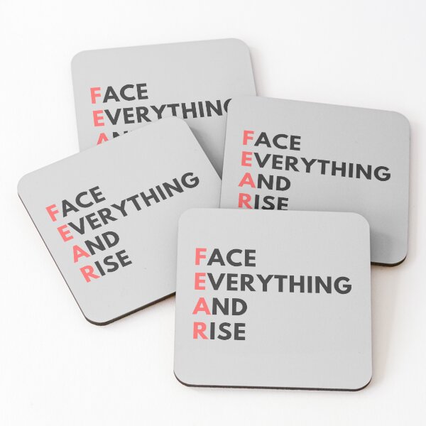 Item preview, Fear Face Everything And Rise designed and sold by EnlightParis.