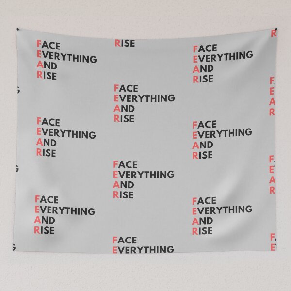 Item preview, Fear Face Everything And Rise designed and sold by EnlightParis.
