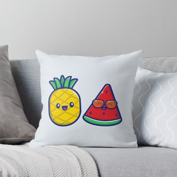 Item preview, Pineapple and Watermelon hanging out designed and sold by kalud-zoldyck.
