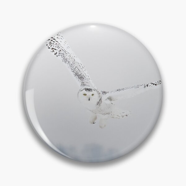 Item preview, Snowy Owl Over Winter Grass designed and sold by PixlPixi.