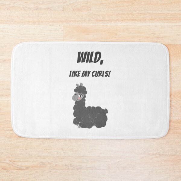 Item preview, Wild Like My Curls (Alpaca) designed and sold by ApparelByGriph.
