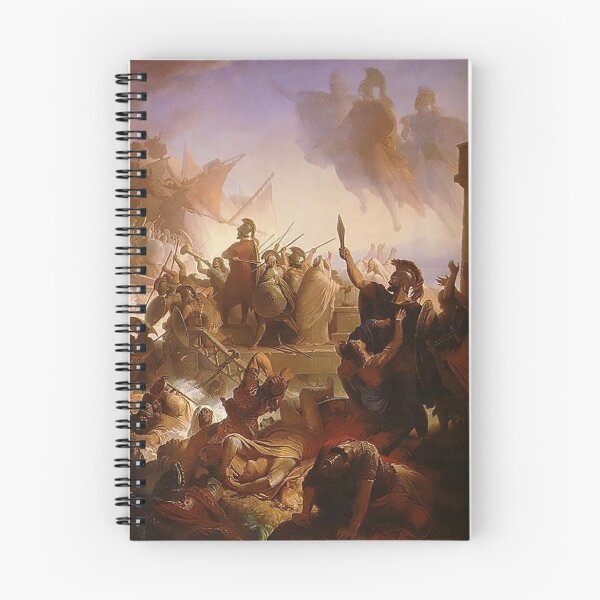 Item preview, Battle of Salamis painting designed and sold by ClassicalGreece.