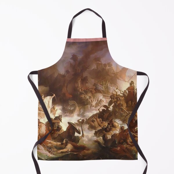 Item preview, Battle of Salamis painting designed and sold by ClassicalGreece.