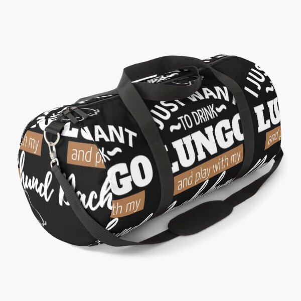 Item preview, I just want to drink Lungo and play with my Dachshund | black designed and sold by TheDachshund.