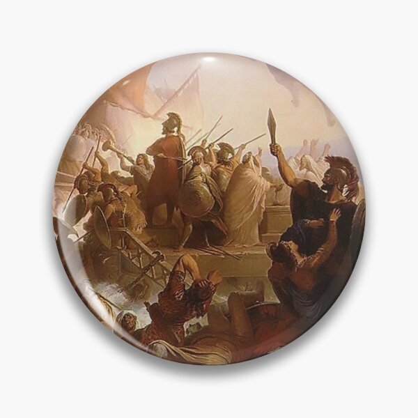 Item preview, Battle of Salamis painting designed and sold by ClassicalGreece.