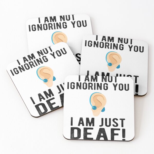 Item preview, I Am Not Ignoring You I Am Deaf designed and sold by BTGTEES.