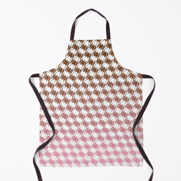Item preview, Space Invader Dogtooth Pattern Brown and Pink Fade designed and sold by Quooki.