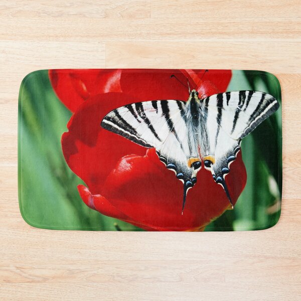 Item preview, Butterfly Flambé on red tulip designed and sold by Denis Charmot.