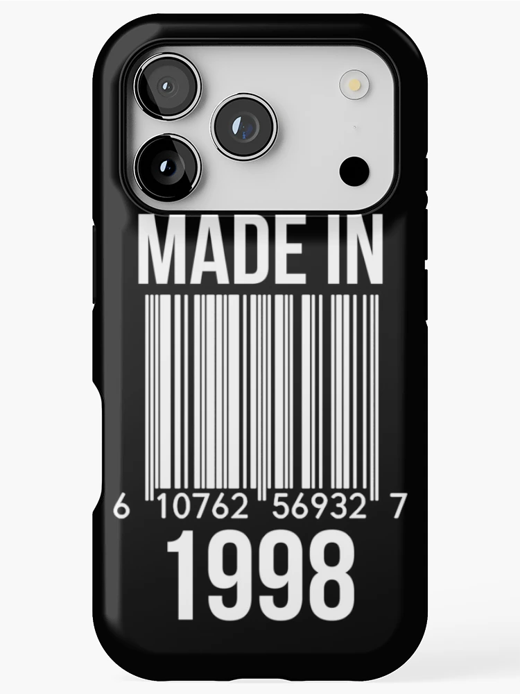 Thumbnail 1 of 4, iPhone Case, Made In 1998 designed and sold by RandomStuffShop.