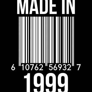 Artwork thumbnail, Made In 1999 by RandomStuffShop