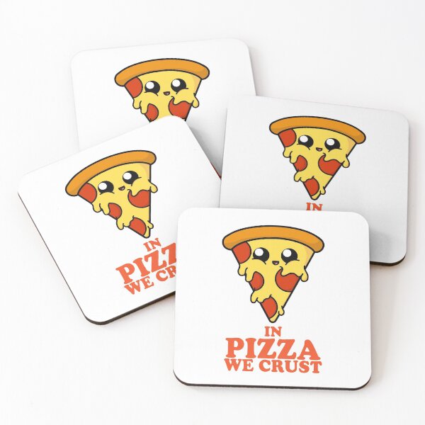 Item preview, Cute Cartoon Pizza | In Pizza We Crust designed and sold by cookingwithten.