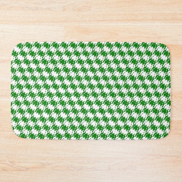 Item preview, Space Invader Dogtooth Pattern Green designed and sold by Quooki.