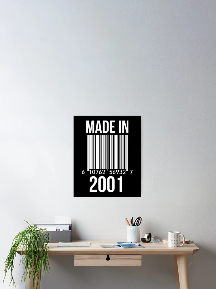 Thumbnail 2 of 3, Poster, Made In 2001 designed and sold by RandomStuffShop.