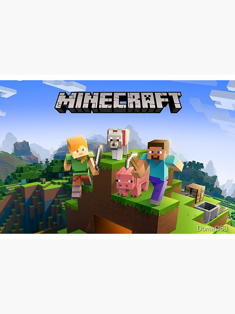 "Minecraft" Sticker by Doma063 Redbubble