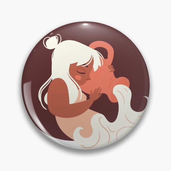 Item preview, Zodiac illustration - Aquarius designed and sold by tridentfoundry.