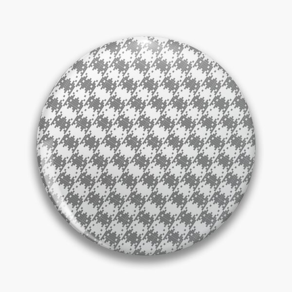 Item preview, Space Invader Dogtooth Pattern Grey designed and sold by Quooki.