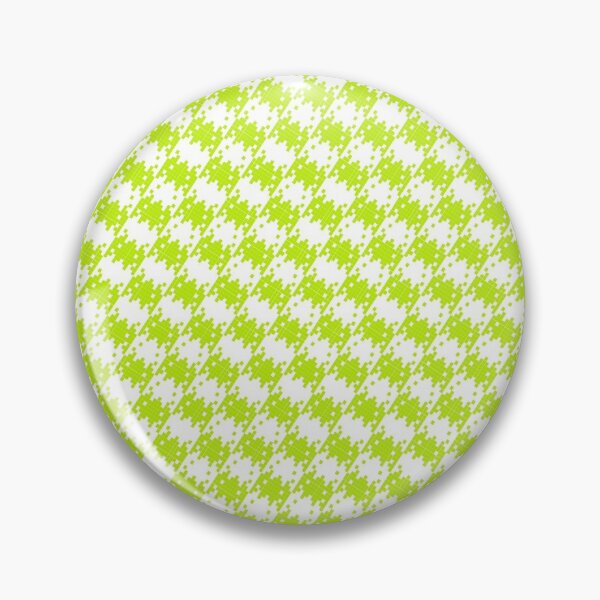Item preview, Space Invader Dogtooth Pattern Lime designed and sold by Quooki.