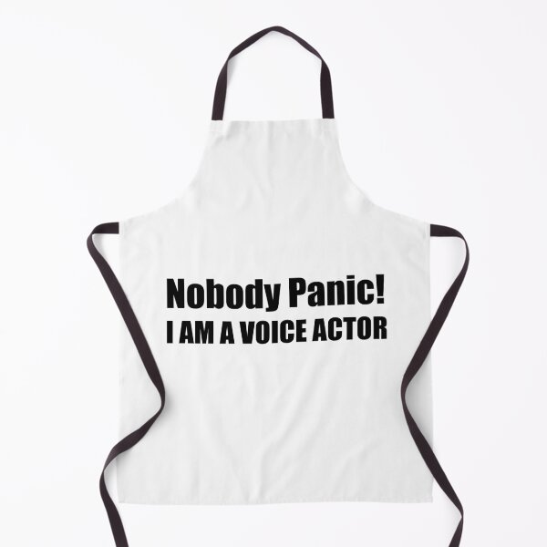 Item preview, Nobody panic i am a voice actor designed and sold by PixelCookieDsgn.
