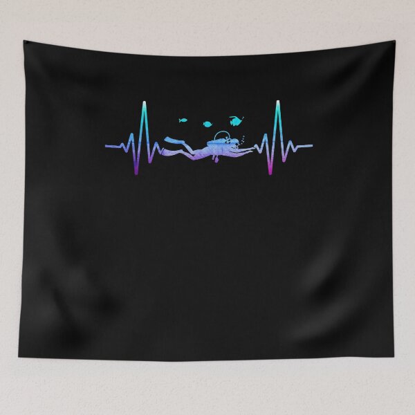 Item preview, Diving Diver Heartbeat designed and sold by BLake77777.