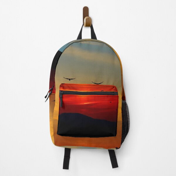 Item preview, Orange sunset and birds designed and sold by SaltedFreckles.