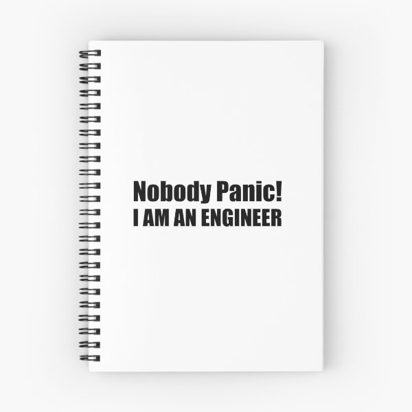 Item preview, Nobody panic i am an engineer designed and sold by PixelCookieDsgn.