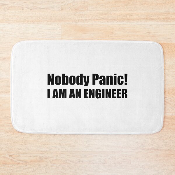 Item preview, Nobody panic i am an engineer designed and sold by PixelCookieDsgn.