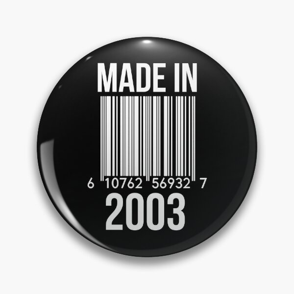Item preview, Made In 2003 designed and sold by RandomStuffShop.